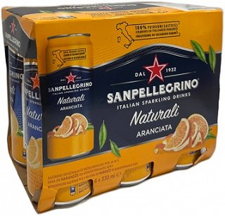 San Pellegrino Ανθρακούχο Ποτό Naturali Aranciata 6X330ml