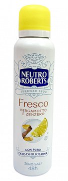 Neutro Roberts Deodorant Spray Fresco Bergamot & Ginger 150ml