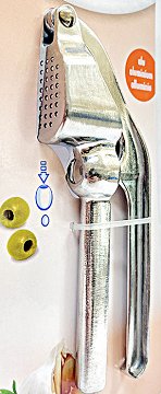 Metaltex Garlic Press With Olive Stoner 1Pc