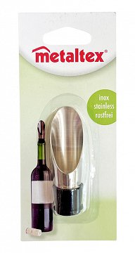 Metaltex Inox Stainless Anti Drip Wine Pourer 1Pc