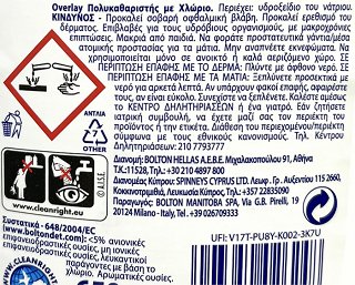 Overlay Multicleaner With Chlorine Spray 650ml