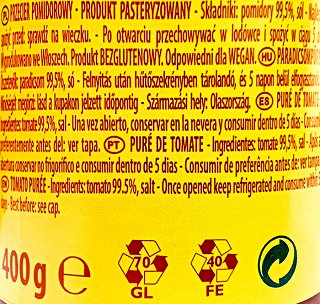 Mutti Parma Passata Tomato Puree 400g
