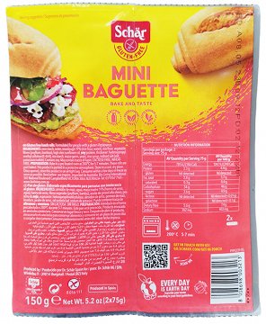 Schar Mini Baguette Gluten Free 2x75g