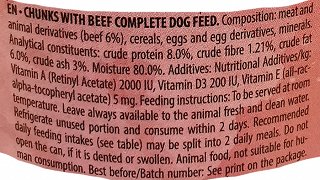 Simba Dog Chunks With Beef 415g
