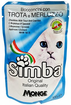 Simba Πέστροφα & Μπακαλιάρο Μπουκιές 100g