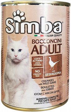 Simba Πουλερικά Κυνηγιού Μπουκιές Σε Σάλτσα 415g