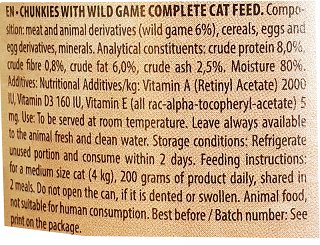 Simba Wild Game Chunkies In Gravy 415g