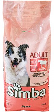 Simba Dog Adult Ξηρή Τροφή Βοδινό 20kg