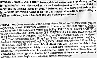 Simba Dog Adult Ξηρή Τροφή Κοτόπουλο 20kg