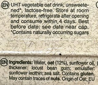 Mandor Oat Drink No Added Sugar 1L