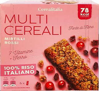 Cerealtalia Κράνμπερι Bars 6Τεμ