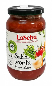 La Selva Bio Tomato Sauce With Vegetables 340g