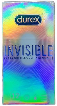 Durex Προφυλακτικά Invisible 12Τεμ