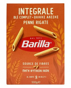 Barilla Πέννες Ολικής Αλέσεως 500g