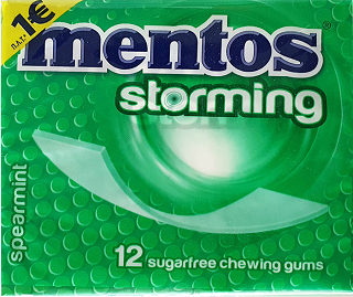 Mentos Storming Δυόσμος Τσίχλες 33g