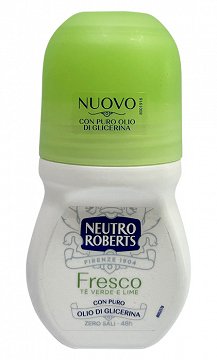 Neutro Roberts Deodorant Roll On Fresco Green Tea & Lime 50ml