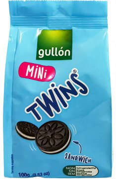 Gullon Mini Twins Cocoa Biscuits With Cream Filling 100g