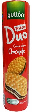 Gullon Mega Duo Biscuits Sandwich With Chocolate Cream Filling 500g