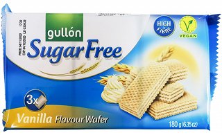 Gullon Γκοφρέτες Βανίλιας Χωρίς Ζάχαρη 180g