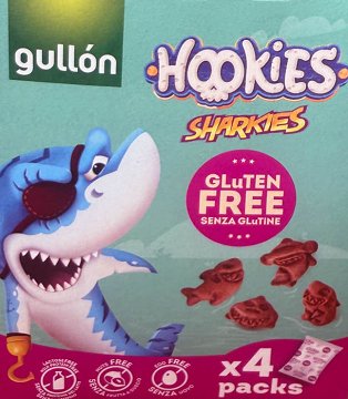 Gullon Hookies Sharkies Χωρίς Γλουτένη 4x40g