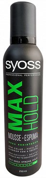 Syoss Αφρός Max Hold Mega Δυνατό Κράτημα 250ml