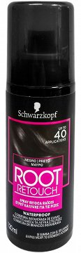 Schwarzkopf Root Retoucher Spray Κάλυψης Ρίζας Μαύρο 120ml