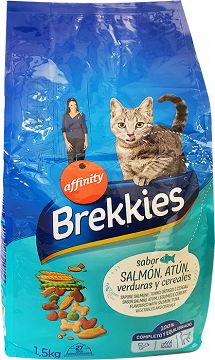 Brekkies Salmon Tuna Vegetables & Cereals Dry Food 1.5kg
