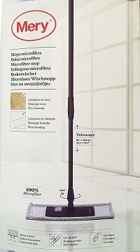 Mery Σφουγγαρίστρα Microfiber Με Τηλεσκοπικό Κοντάρι 1Τεμ