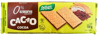 Santiveri Cocoa Flavour Wafers No Sugar 120g