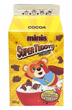 Super Teddy Mini Cocoa Biscuits 135g