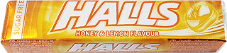 Halls Honey Lemon 10Pcs