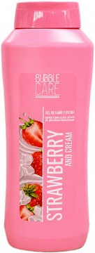 Bubble Care Strawberry And Cream Shower & Bath 750ml