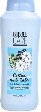 Bubble Care Cotton And Talc Shower & Bath 750ml