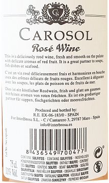 Carosol Rose Wine 750ml