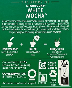 Starbucks White Mocha 5x24g