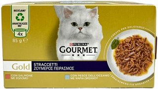 Gourmet Gold Σολομό Ψάρια Ωκεανού 4x85g