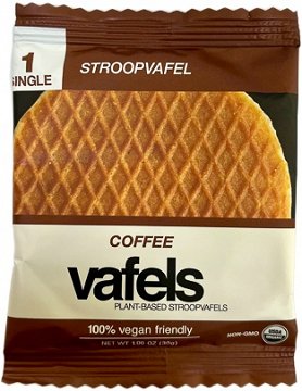 Vafels Coffee Plant-Based Stroopvafels 30g 1pc