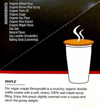 Vafels Maple Plant-Based Stroopvafels 12x30g