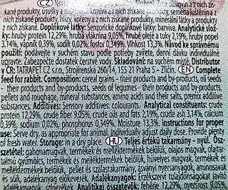 Tatrapet Fantasia Supermix Τροφή Για Κουνέλια 500g