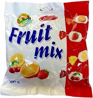 Pionir Fruit Mix Hard Filled Candies 300g