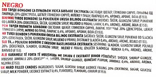 Pionir Negro Mix Hard Filled Candies 250g
