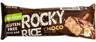 Rocky Rice Choco 70% Rice Bars Gluten Free 18g
