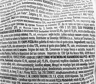 Benlian Chips Corn & Brown Rice Πίτσα Χωρίς Γλουτένη 60g