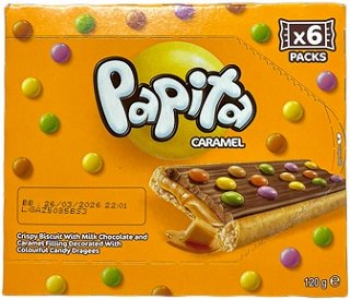 Papita Caramel Crispy Biscuits 6Τεμ 120g