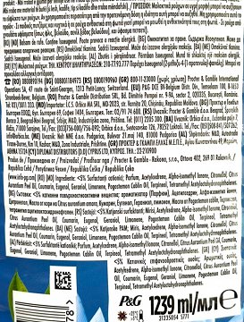 Lenor Fragrance Therapy Ocean Breeze Συμπυκνωμένο Μαλακτικό 59 Πλύσεις 1239 ml