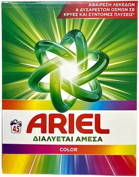 Ariel Color Σκόνη 45 Πλύσεις 2.925kg
