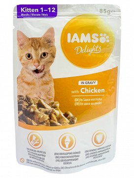 Iams Kitten Delights Chicken In Gravy 85g