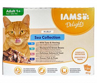 Iams Adult Delights Sea Collection In Jelly 12x85g