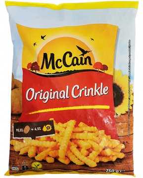 Mccain Original Crinkle Κυμματιστές Πατάτες 750g