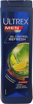 Ultrex Men Oil Control Refresh Antidandruff Shampoo 360ml